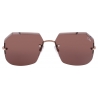 Cazal - Vintage 217/3-3 - Legendary - Oro Rosa Marrone Sfumato - Occhiali da Sole - Cazal Eyewear