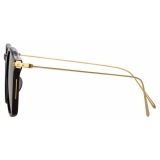 Linda Farrow - Occhiali da Sole Quadrati Mila in Nero - LF52C6SUN - Linda Farrow Eyewear