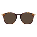 Linda Farrow - Mila Square Sunglasses in Tortoiseshell - LF52C7SUN - Linda Farrow Eyewear