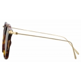 Linda Farrow - Mila Square Sunglasses in Tortoiseshell - LF52C7SUN - Linda Farrow Eyewear