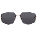 Cazal - Vintage 217/3-4 - Legendary - Rose Gold Grey - Sunglasses - Cazal Eyewear
