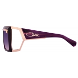 Cazal - Vintage 300 - Legendary - Aubergine Rose Gold Gradient Violet - Sunglasses - Cazal Eyewear