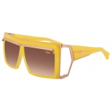 Cazal - Vintage 300 - Legendary - Yellow Gold Gradient Olive - Sunglasses - Cazal Eyewear