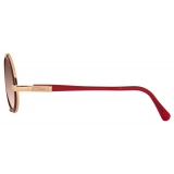 Cazal - Vintage 644 - Legendary - Red Gold Gradient Brown - Sunglasses - Cazal Eyewear