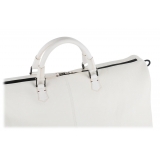 Avvenice - Luna - Premium Leather Bag - White - Handmade in Italy - Exclusive Luxury Collection