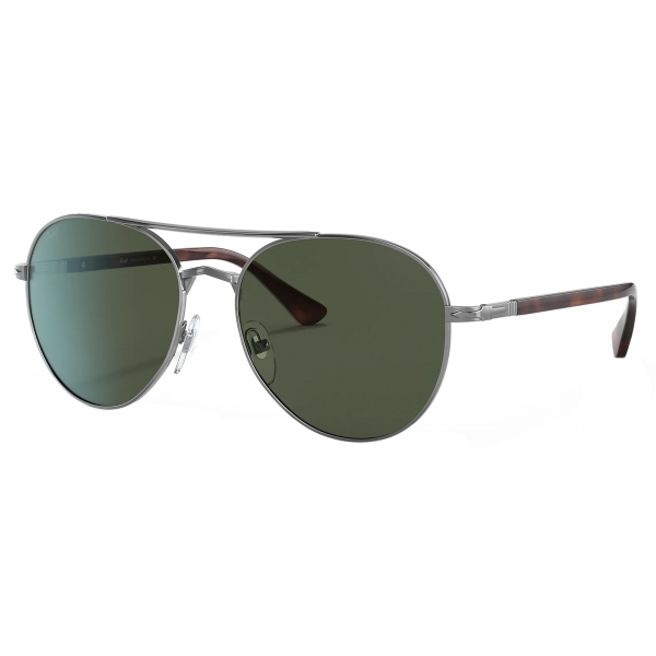 Persol - PO2477S - Gunmetal / Green - Sunglasses - Persol Eyewear