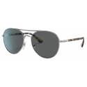 Persol - PO2477S - Silver / Dark Grey - Sunglasses - Persol Eyewear
