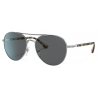 Persol - PO2477S - Silver / Dark Grey - Sunglasses - Persol Eyewear