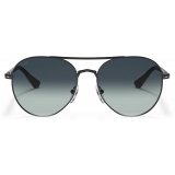 Persol - PO2477S - Black / Grey Gradient Blue - Sunglasses - Persol Eyewear