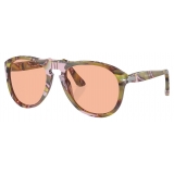 Persol - JW Anderson - Riciclato Maculato Rosa Scuro / Rosa Chiaro - Occhiali da Sole - Persol Eyewear