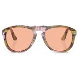 Persol - JW Anderson - Riciclato Maculato Rosa Scuro / Rosa Chiaro - Occhiali da Sole - Persol Eyewear