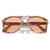 Persol - JW Anderson - Dark Pink Spotted Recycled / Clear Pink - Sunglasses - Persol Eyewear
