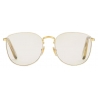 Gucci - Occhiale da Sole Rotondi - Oro Giallo Chiaro - Gucci Eyewear