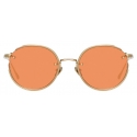 Linda Farrow - Occhiali da Sole Ovale Nicks in Oro Chiaro - LFL948C5SUN - Linda Farrow Eyewear