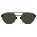 Linda Farrow - Occhiali da Sole Quadrati Nico in Oro Giallo e Grigio - LFL1108C1SUN - Linda Farrow Eyewear