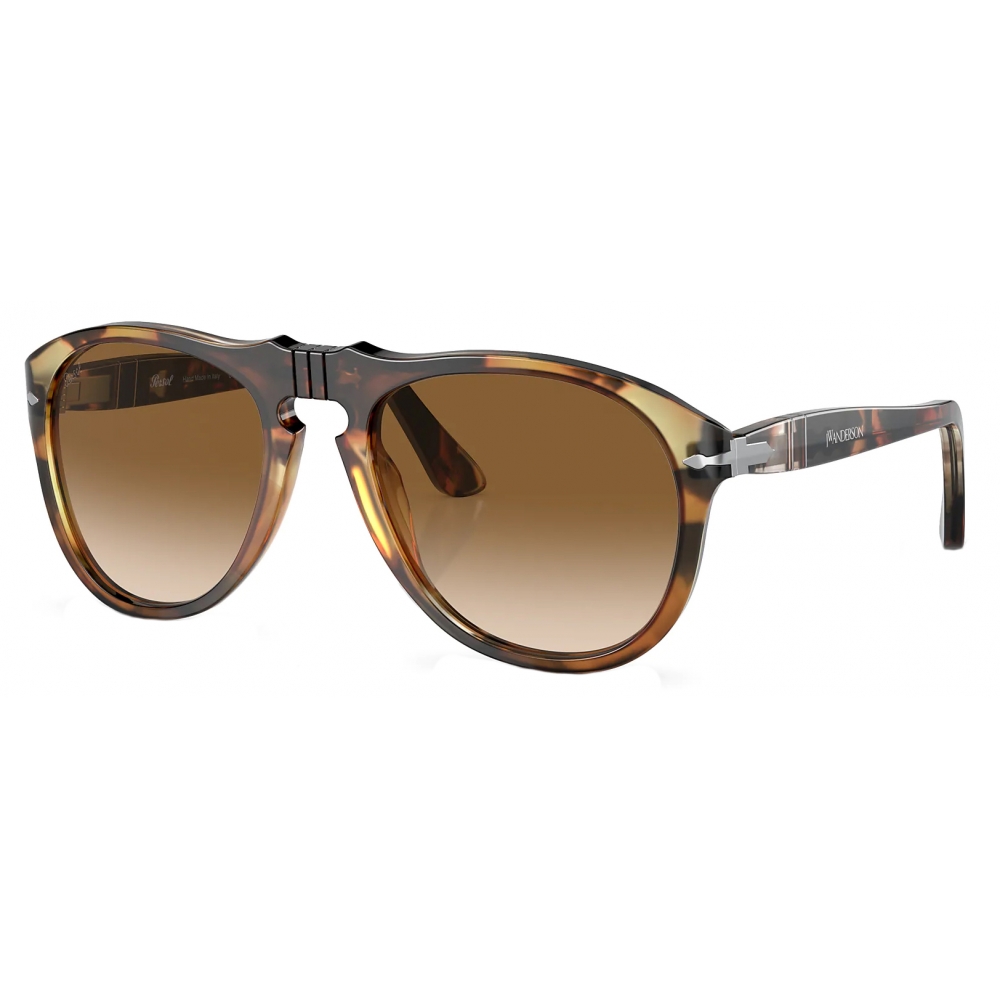 Persol - JW Anderson - Brown Spotted Recycled / Clear Gradient Brown ...