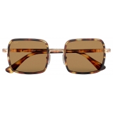 Persol - PO2475S - Giallo Striato Marrone / Marrone - Occhiali da Sole - Persol Eyewear