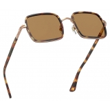 Persol - PO2475S - Brown Striped Yellow / Brown - Sunglasses - Persol Eyewear