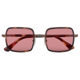 Persol - PO2475S - Brown Striped Bordeaux-Green / Violet - Sunglasses - Persol Eyewear