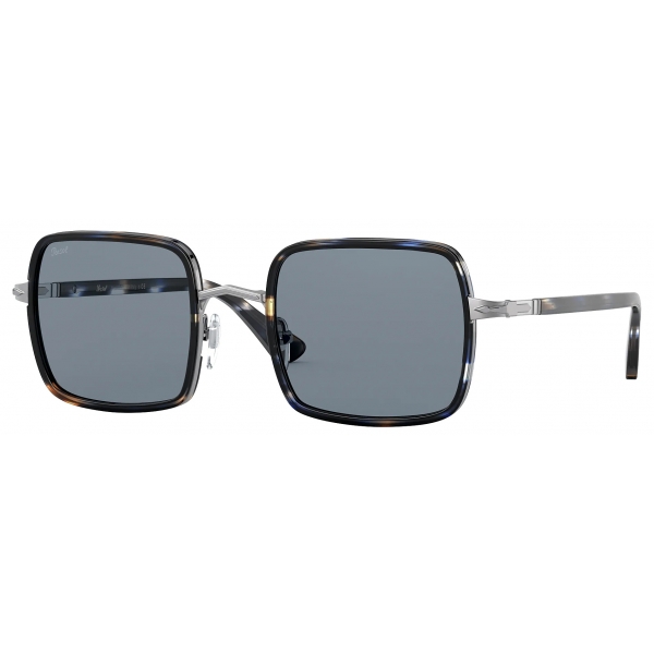 Persol - PO2475S - Blue Striped Grey / Light Blue - Sunglasses - Persol Eyewear