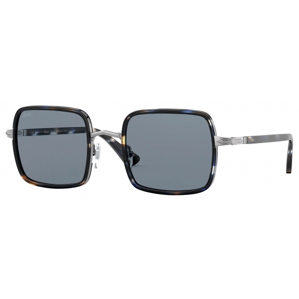 Persol - PO2475S - Grigio Striato Blu / Azzurro - Occhiali da Sole - Persol Eyewear