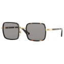 Persol - PO2475S - Striped Brown / Grey - Sunglasses - Persol Eyewear