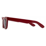 Alexander McQueen - Women's McQueen Cat-Eye Sunglasses - Red Grey Blue - Alexander McQueen Eyewear