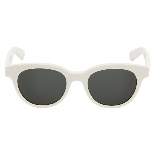 Alexander McQueen - McQueen Angled Pantos Sunglasses - Ivory Green - Alexander McQueen Eyewear