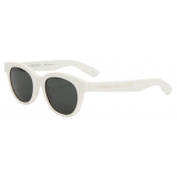 Alexander McQueen - McQueen Angled Pantos Sunglasses - Ivory Green - Alexander McQueen Eyewear