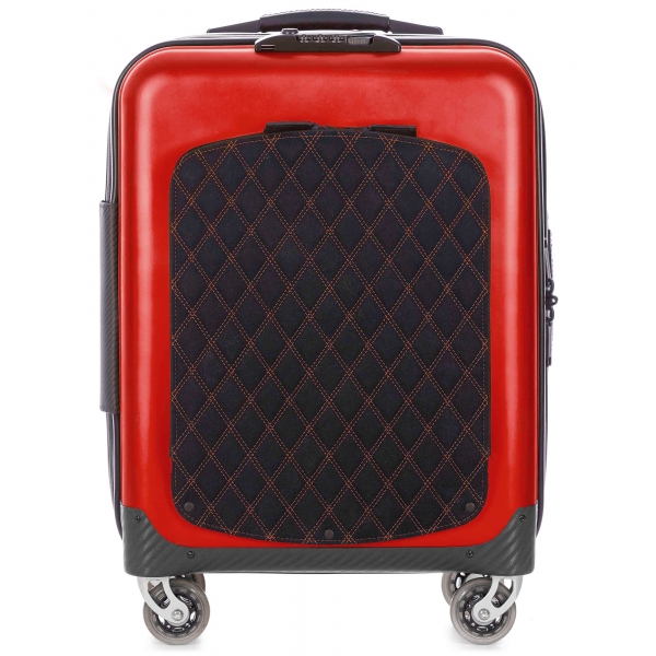 Avvenice - Aura - Aluminum and Carbon Fiber Trolley - Red - Handmade in Italy - Exclusive Luxury Collection