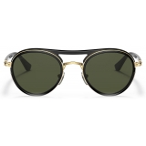 Persol - PO2485S - Gold/Black / Green - Sunglasses - Persol Eyewear