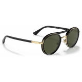 Persol - PO2485S - Gold/Black / Green - Sunglasses - Persol Eyewear