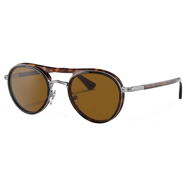 Persol - PO2485S - Gunmetal/Havana / Brown - Sunglasses - Persol ...