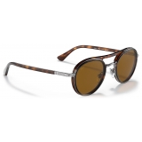Persol - PO2485S - Gunmetal/Havana / Brown - Sunglasses - Persol Eyewear