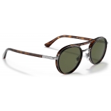 Persol - PO2485S - Gunmetal/Havana / Green Polar - Sunglasses - Persol Eyewear