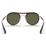 Persol - PO2485S - Gunmetal/Havana / Green Polar - Sunglasses - Persol Eyewear