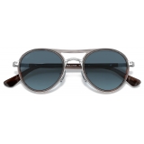 Persol - PO2485S - Striped Grey Gradient Striped Brown / Blue Gradient - Sunglasses - Persol Eyewear