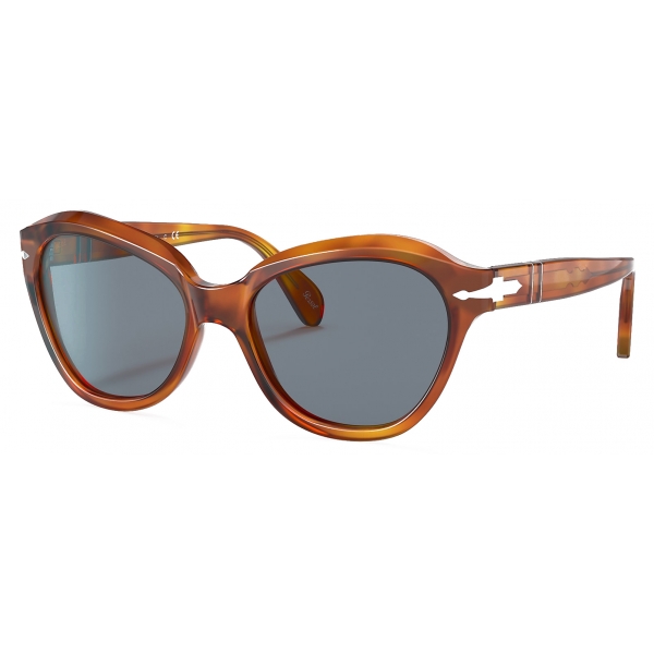 Persol - PO0582S - Terra di Siena / Light Blue - Sunglasses - Persol Eyewear