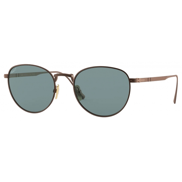 Persol - PO5002ST - Bronze / Polarized Light Blue - Sunglasses - Persol Eyewear