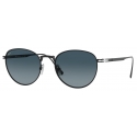 Persol - PO5002ST - Matte Black / Blue Gradient - Sunglasses - Persol Eyewear