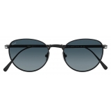 Persol - PO5002ST - Matte Black / Blue Gradient - Sunglasses - Persol Eyewear