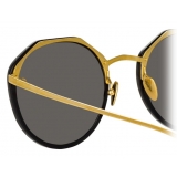 Linda Farrow - Occhiali da Sole Angolare Reynolds in Nero - LFL1052C2SUN - Linda Farrow Eyewear