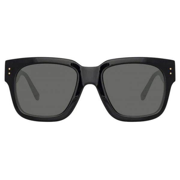 Linda Farrow - Seymour D-Frame Sunglasses in Black - LFL1050C1SUN - Linda Farrow Eyewear