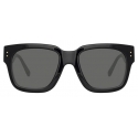 Linda Farrow - Seymour D-Frame Sunglasses in Black - LFL1050C1SUN - Linda Farrow Eyewear