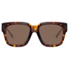 Linda Farrow - Seymour D-Frame Sunglasses in Tortoiseshell - LFL1050C2SUN - Linda Farrow Eyewear