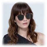 Linda Farrow - Sophia Oval Sunglasses in Brown - LF45C5SUN - Linda Farrow Eyewear