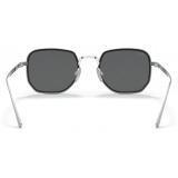 Persol - PO5006ST - Silver/Black / Dark Grey - Sunglasses - Persol Eyewear