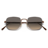 Persol - PO5006ST - Brown/Gunmetal / Grey Gradient - Sunglasses - Persol Eyewear