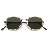 Persol - PO5006ST - Black/Gold / Green - Sunglasses - Persol Eyewear