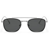 Persol - PO5005ST - Silver/Black / Dark Grey - Sunglasses - Persol Eyewear